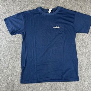 Vintage Winners Circle Air Force SR-71 Blackbird Aim High T-Shirt Navy Large